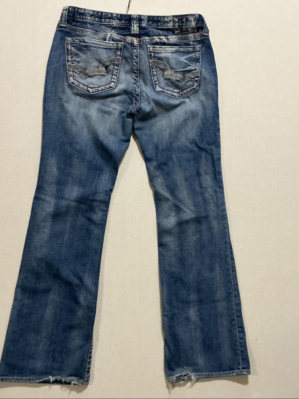 Big Star Blue Flare Jeans with Back Pocket Stitching